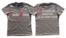 Premium Shirt - Solide Arisch - grau