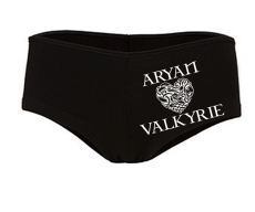 Frauen Hotpants - Aryan Valkyrie - keltisches Herz - schwarz/weiß