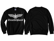 Pullover - Reichsadler - Deutschland - silber/schwarz