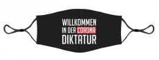 Gesichtsmaske - Corona Diktatur +++RAUSVERKAUF+++