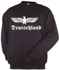 Pullover - Deutschland mit Adler - weiß - groß