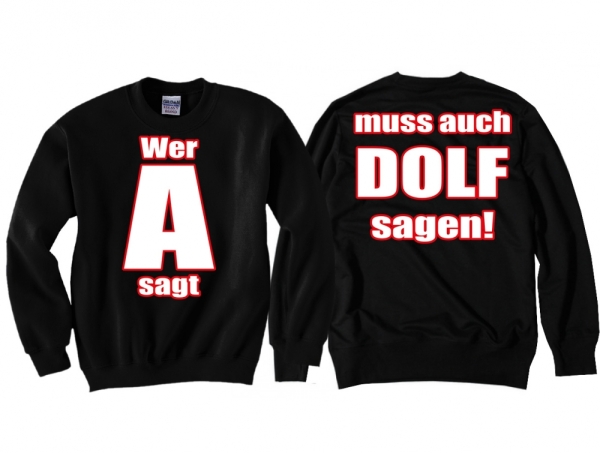 Pullover - Wer A sagt