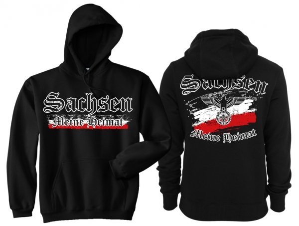 Frauen - Kapuzenpullover - Meine Heimat - Sachsen