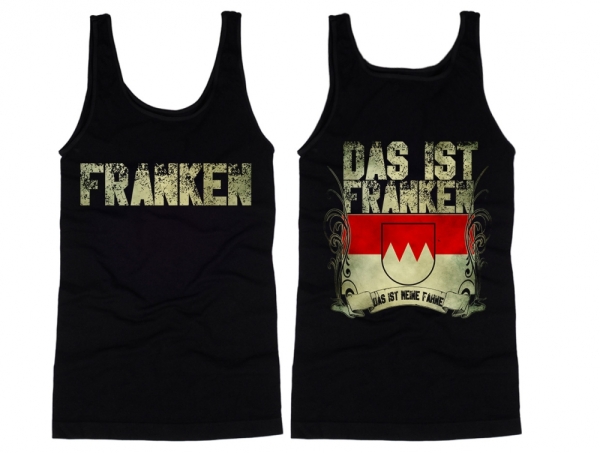 Muskelshirt/Tank Top - Meine Fahne - Franken