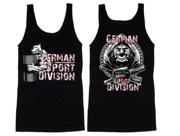 Muskelshirt/Tank Top - German Sport Division - Kämpfer