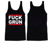 Muskelshirt/Tank Top - Fuck Grün