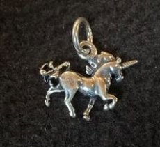 Silber Kettenanhänger - Einhorn - 925 Silber