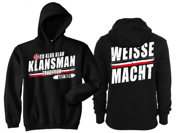 Kapuzenpullover - Klansman - Weisse Macht