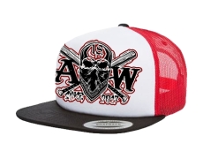 Cap Aryan Warrior - 3-Tone - schwarz/weiß/rot - Trucker Cap