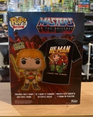 Funko Pop - Masters of the Universe - He-Man (Glow In The Dark) - POP! & Tee +++EINZELSTÜCK+++