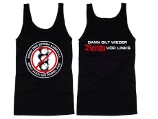 Muskelshirt/Tank Top - Rechts vor Links - Wenn der Strom ausfällt - geht auch die Ampel aus - schwarz