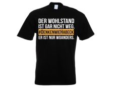 Frauen T-Shirt - #DenkenWieHabeck - Der Wohlstand ist woanders