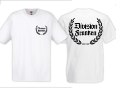 T-Hemd - Division Franken - klassisch - weiss - Motiv 1