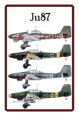 Holzschild - 30x40cm - Junkers Ju87