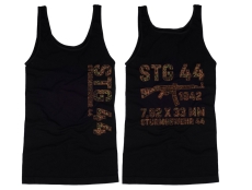 Muskelshirt/Tank Top - Sturmgewehr - STG 44 - schwarz/erbsentarn