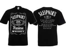 Frauen T-Shirt - Sleipnir - Du trinkst ein Bier, ich einen Whiskey - schwarz