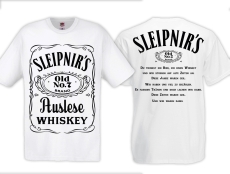 Frauen T-Shirt - Sleipnir - Du trinkst ein Bier, ich einen Whiskey - weiß