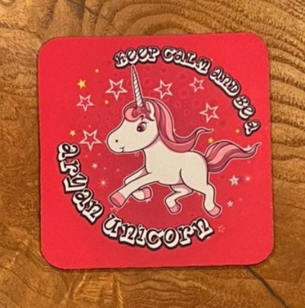 Getränkeuntersetzer - Aryan Unicorn