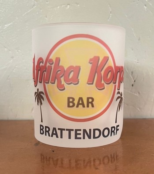 Glas Tasse - Afrikakorps Bar - Brattendorf - Motiv 2