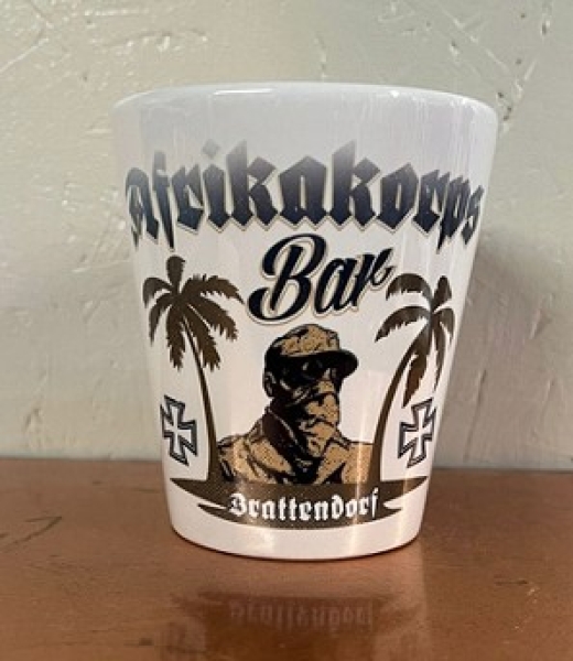 Keramik - Latte - Tasse - Afrikakorps Bar Brattendorf