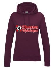 Frauen College Hoodie - Division Thüringen - klassisch - burgundy