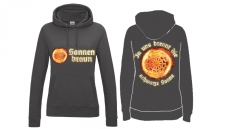 Frauen College Hoodie - Sonnenbraun - charcoal