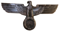 Dekoration aus Gips - Reichsadler - groß - bronze Optik