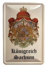 Blechschild - Königreich Sachsen - BS052 (27)