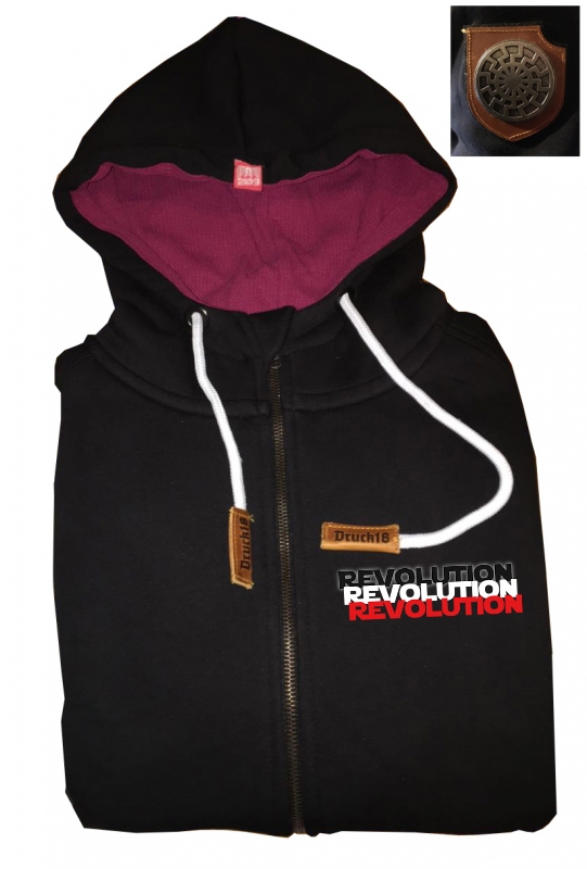 Druck18 Premium - Frauen Kapuzenjacke - Revolution