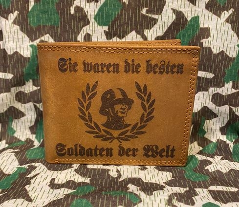 Leder Geldbeutel - Sie waren die besten Soldaten der Welt