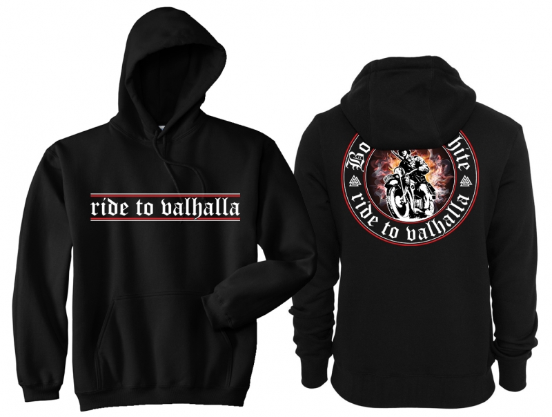 Frauen - Kapuzenpullover - Born to be white - ride to valhalla