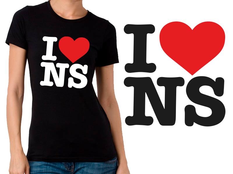 Frauen T-Shirt - I love NS