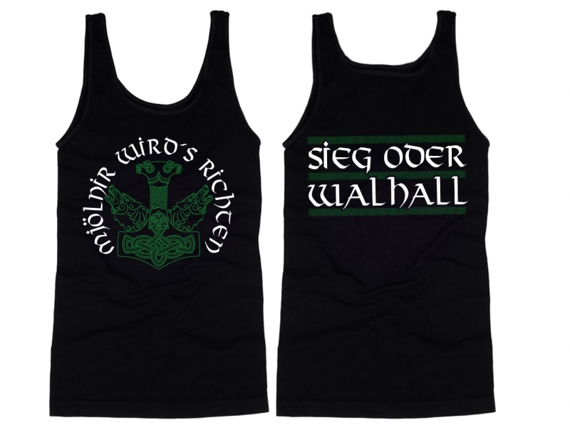 Muskelshirt/Tank Top - Sieg oder Walhall