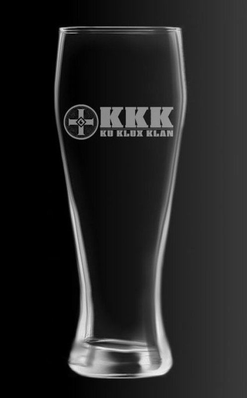 Weizen-Bierglas - KKK - Ku Klux Klan - Motiv 2