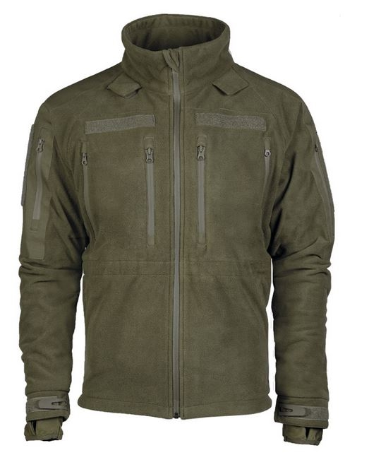 KÄLTESCHUTZJACKE - FLEECE MIL-TEC® PLUS - OLIV