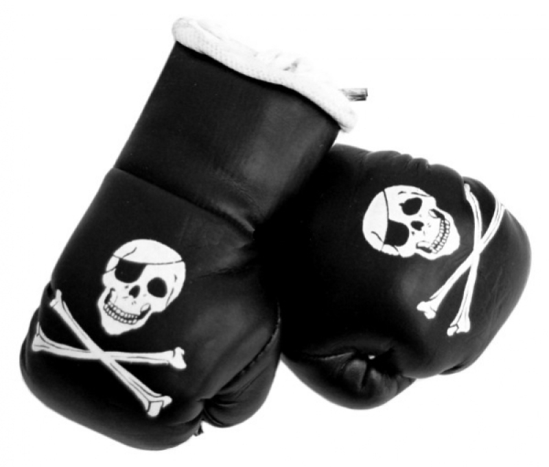 Mini Boxhandschuhe - Totenkopf