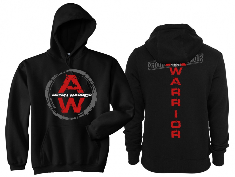 Kapuzenpullover - Aryan Warrior - Proud and Honour - Motiv 2