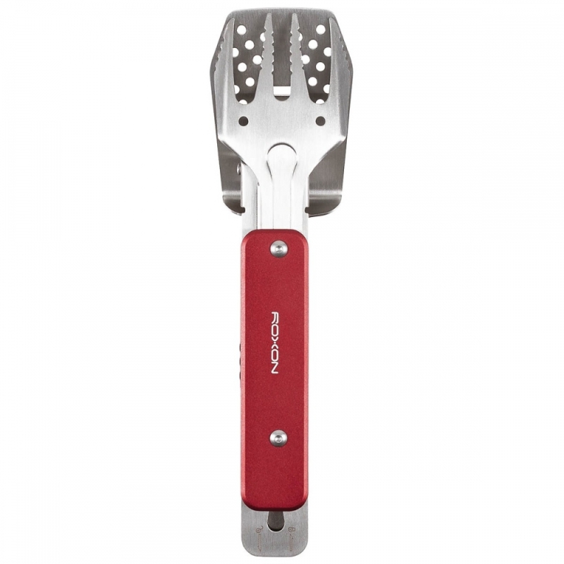 ROXON - BBQ Multifunktionsset - MBT Mini 4 in 1 - rot