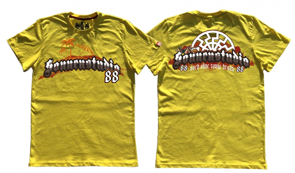 Premium Shirt - Sonnenstudio 88 - Neue Generation - gelb