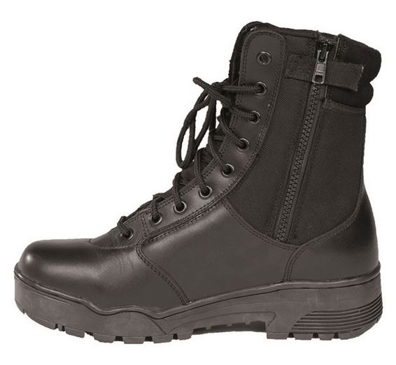 Taktische Stiefel - MT -  LEDER/CORDURA M.RV - schwarz