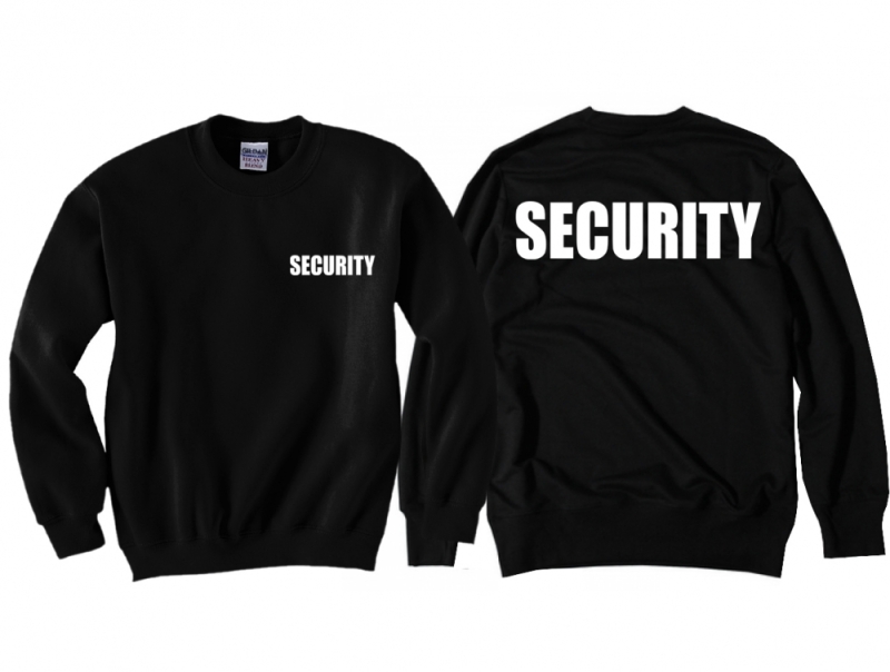 Pullover - Security - Beidseitig bedruckt - vorne klein