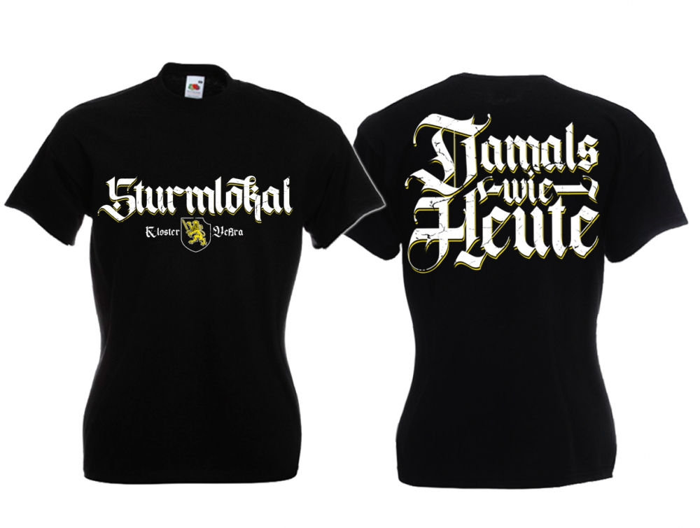 Frauen T-Shirt - Sturmlokal - Kloster Veßra - schwarz