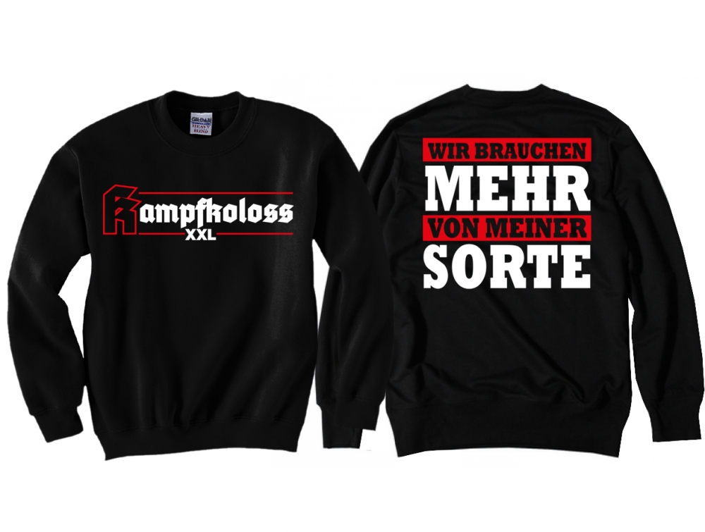 Pullover - Kampfkoloss - Wir brauchen mehr von meiner Sorte - Motiv 2