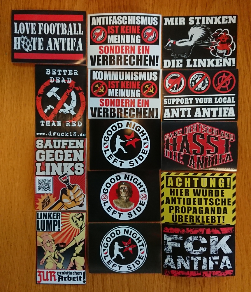 Aktivisten Paket - FCK ANTIFA - 300 Stück