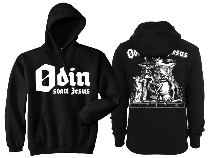 Frauen - Kapuzenpullover - Odin statt Jesus - Motiv 2