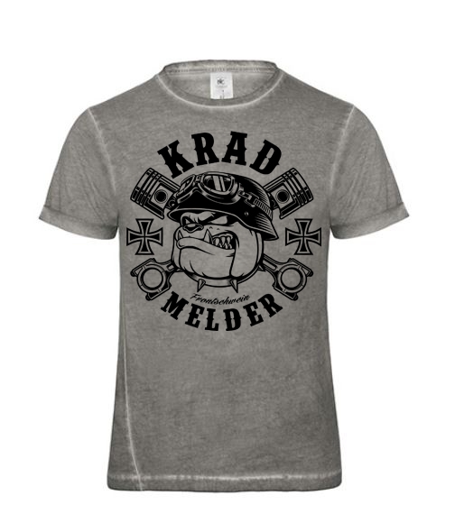 T-Hemd - Used Look - Krad Melder - Grey Clash