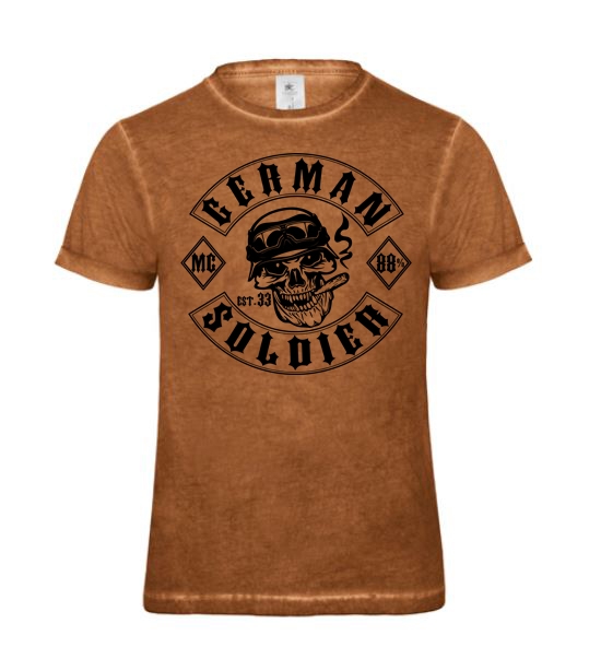 T-Hemd - Used Look - German Solider - Motiv 4 - Rusty Clash