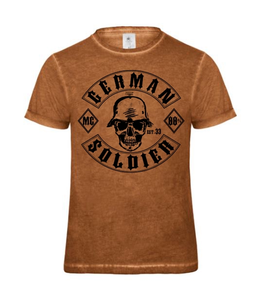 T-Hemd - Used Look - German Solider - Motiv 3 - Rusty Clash