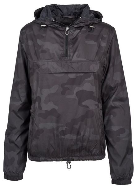 Frauen Überziehjacke - Ladies Camo Pull Over Jacket - darkcamo