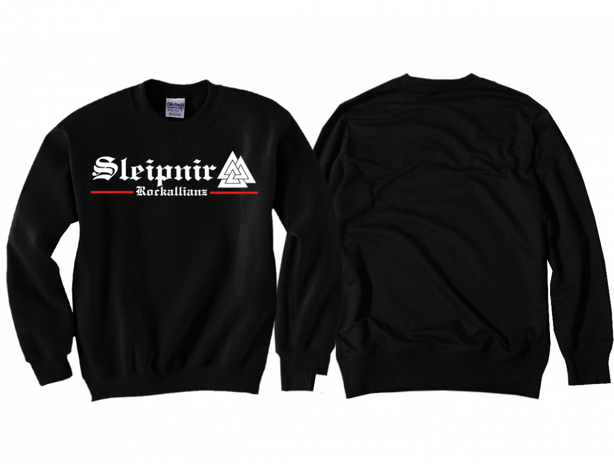 Pullover - Sleipnir - Rockallianz - Motiv 1 - schwarz